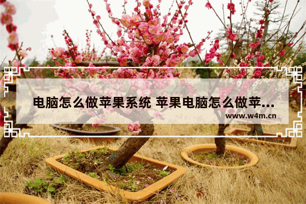 电脑怎么做苹果系统 苹果电脑怎么做苹果系统