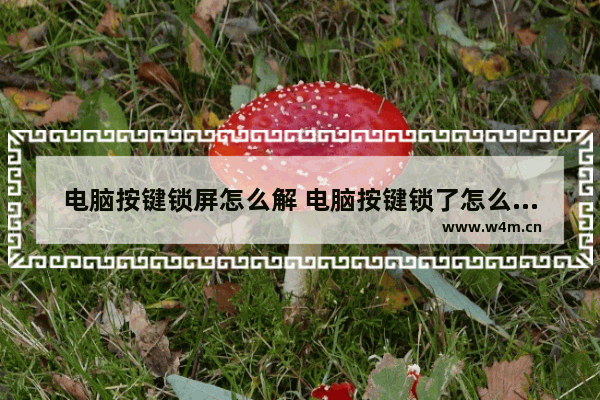 电脑按键锁屏怎么解 电脑按键锁了怎么解锁