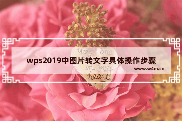 wps2019中图片转文字具体操作步骤