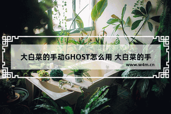 大白菜的手动GHOST怎么用 大白菜的手动ghost怎么用