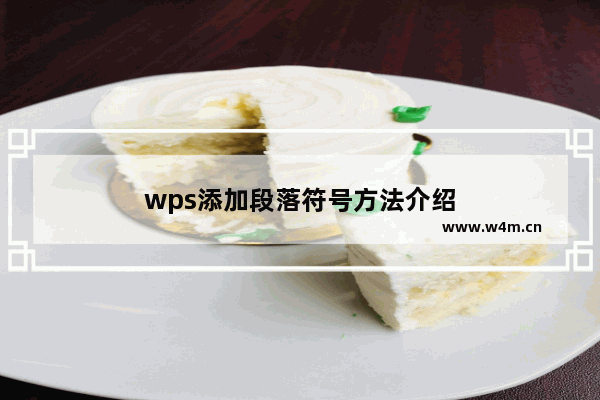 wps添加段落符号方法介绍