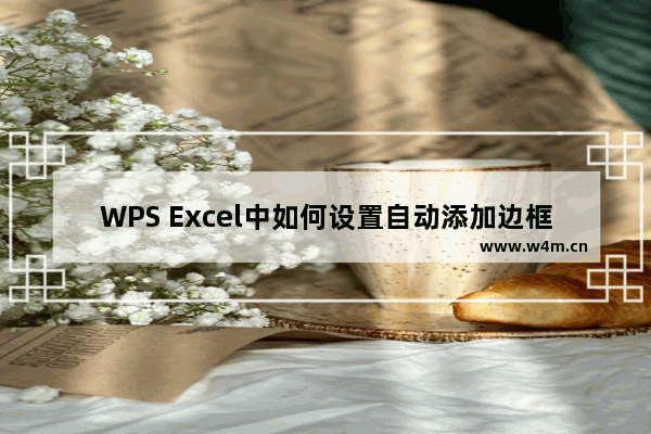 WPS Excel中如何设置自动添加边框