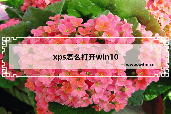 xps怎么打开win10