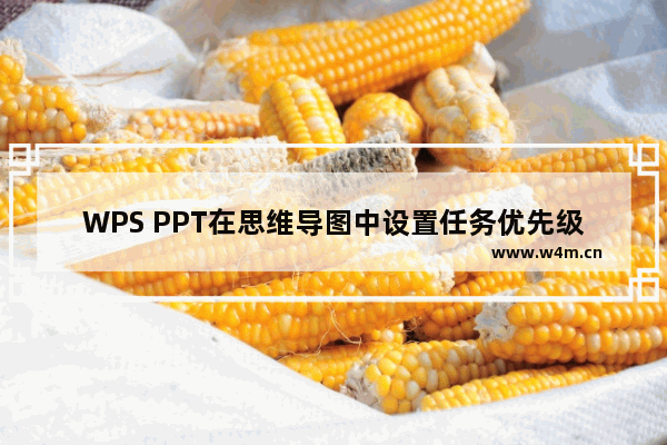 WPS PPT在思维导图中设置任务优先级的方法