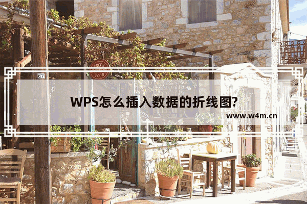 WPS怎么插入数据的折线图?