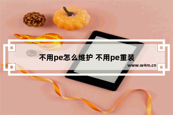 不用pe怎么维护 不用pe重装