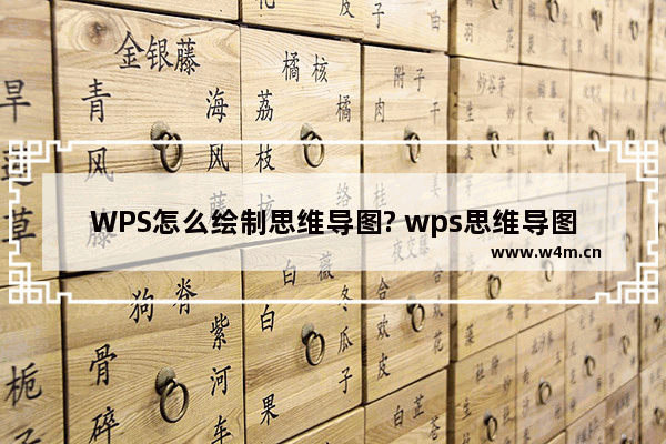 WPS怎么绘制思维导图? wps思维导图的画法