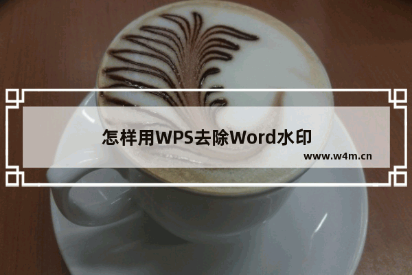 怎样用WPS去除Word水印