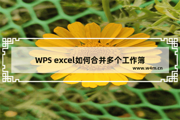 WPS excel如何合并多个工作簿