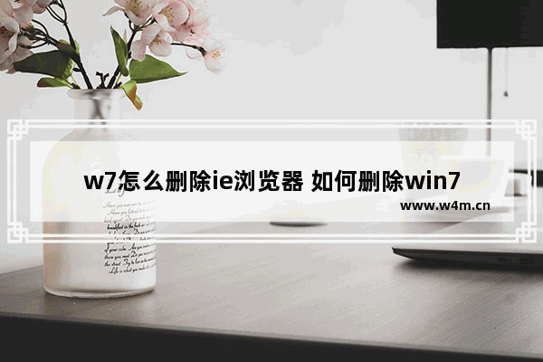 w7怎么删除ie浏览器 如何删除win7ie浏览器