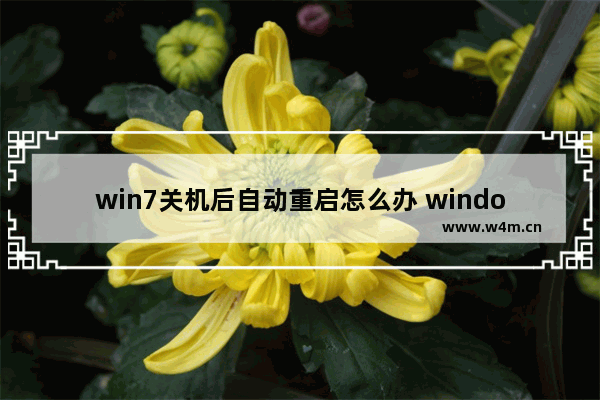 win7关机后自动重启怎么办 windows7关机后自动重启