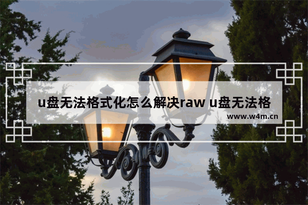 u盘无法格式化怎么解决raw u盘无法格式化无法识别