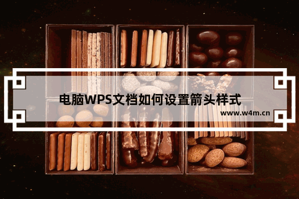 电脑WPS文档如何设置箭头样式