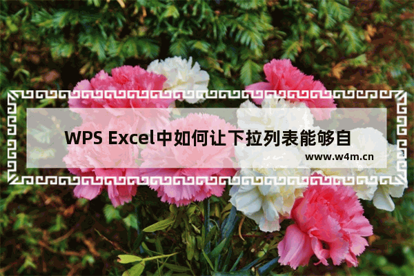 WPS Excel中如何让下拉列表能够自动更新