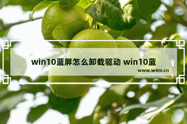 win10蓝屏怎么卸载驱动 win10蓝屏怎么卸载更新