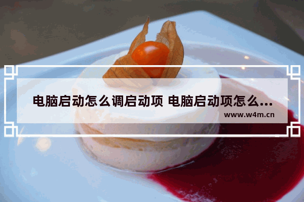 电脑启动怎么调启动项 电脑启动项怎么调整