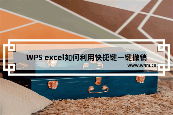 WPS excel如何利用快捷键一键撤销和恢复