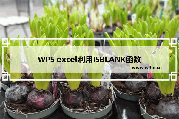 WPS excel利用ISBLANK函数来计算旷工人数