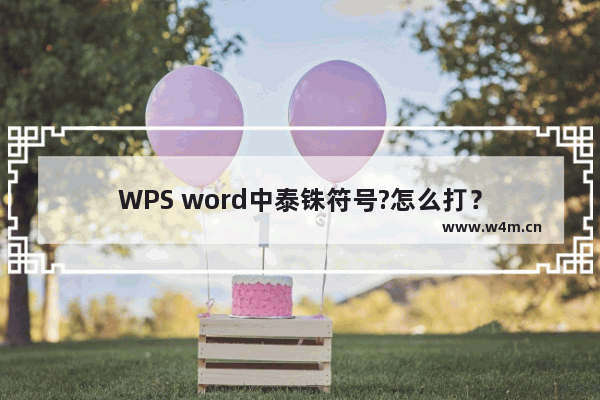 WPS word中泰铢符号?怎么打？