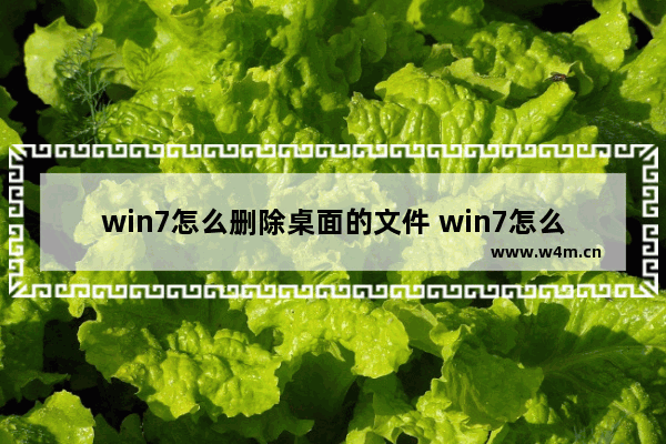 win7怎么删除桌面的文件 win7怎么删除桌面图标