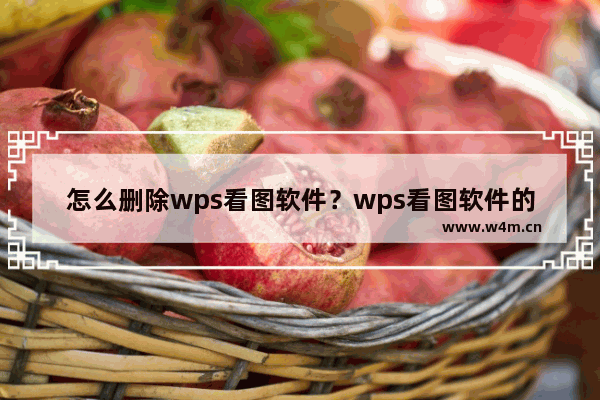 怎么删除wps看图软件？wps看图软件的卸载方法