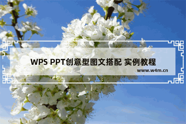 WPS PPT创意型图文搭配 实例教程