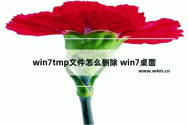 win7tmp文件怎么删除 win7桌面tmp文件删不掉