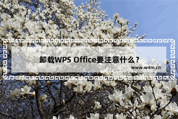 卸载WPS Office要注意什么？