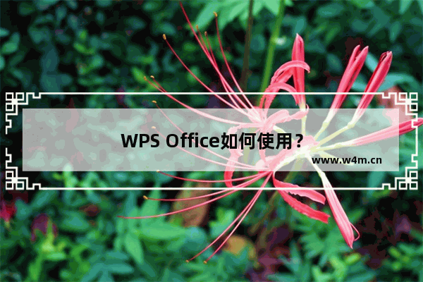 WPS Office如何使用？