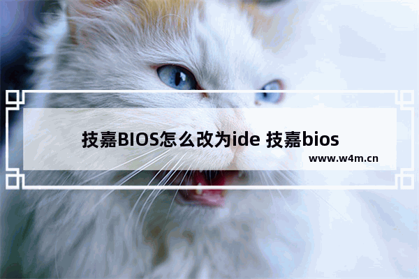 技嘉BIOS怎么改为ide 技嘉bios切换