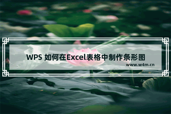 WPS 如何在Excel表格中制作条形图