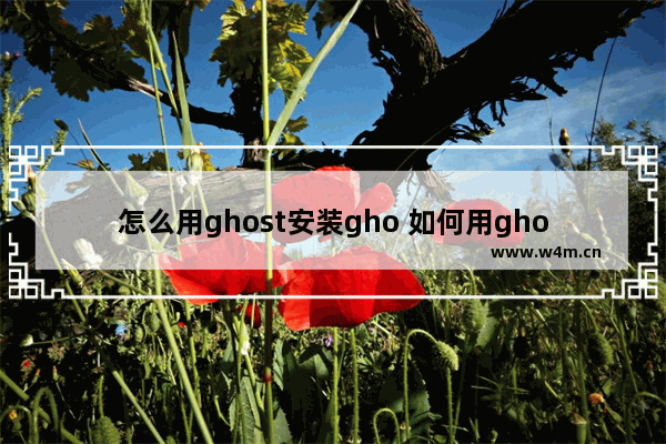 怎么用ghost安装gho 如何用ghost安装win10