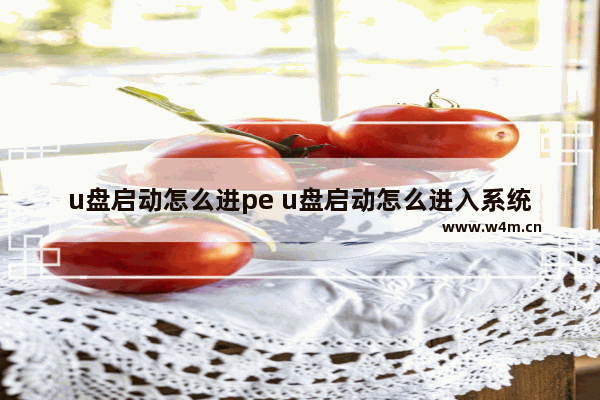 u盘启动怎么进pe u盘启动怎么进入系统