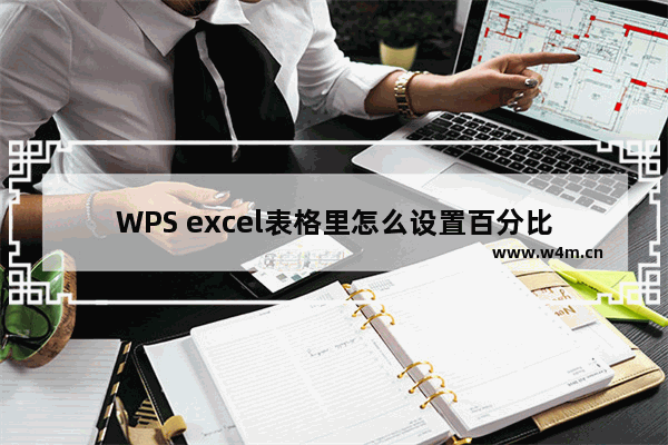 WPS excel表格里怎么设置百分比