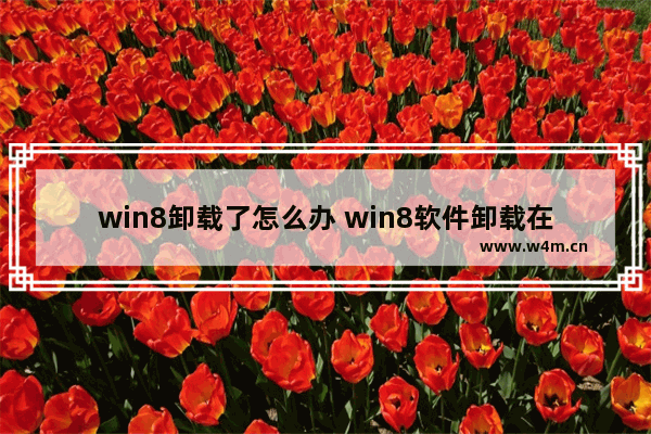 win8卸载了怎么办 win8软件卸载在哪里