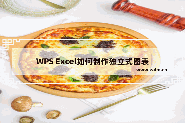 WPS Excel如何制作独立式图表