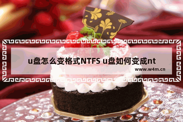 u盘怎么变格式NTFS u盘如何变成ntfs