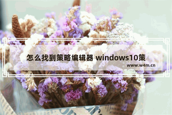 怎么找到策略编辑器 windows10策略编辑器怎么打开