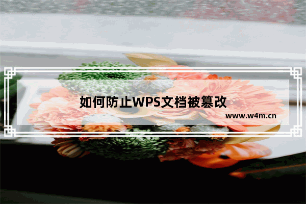 如何防止WPS文档被篡改