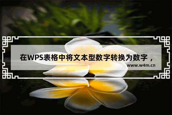 在WPS表格中将文本型数字转换为数字 ，数字后面变成0的原因