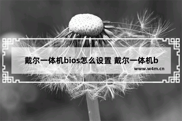 戴尔一体机bios怎么设置 戴尔一体机bios设置硬盘启动