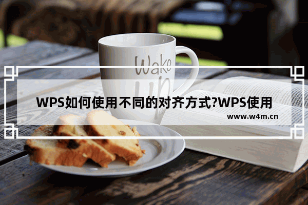 WPS如何使用不同的对齐方式?WPS使用不同的对齐方式的方法教程