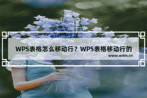 WPS表格怎么移动行？WPS表格移动行的方法教程