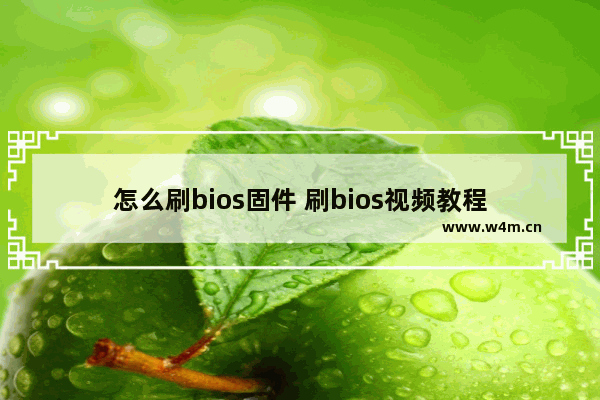 怎么刷bios固件 刷bios视频教程