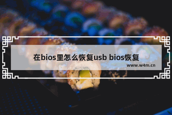 在bios里怎么恢复usb bios恢复usb端口