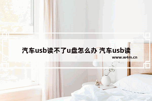 汽车usb读不了u盘怎么办 汽车usb读不出u盘