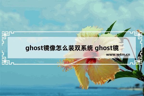 ghost镜像怎么装双系统 ghost镜像安装