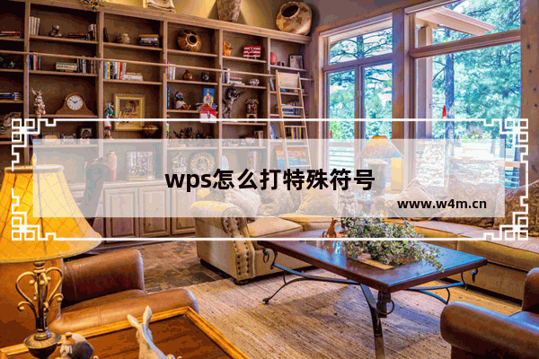 wps怎么打特殊符号