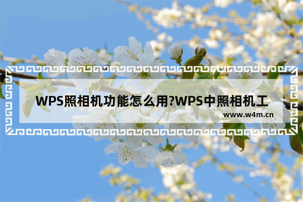 WPS照相机功能怎么用?WPS中照相机工具使用方法教程