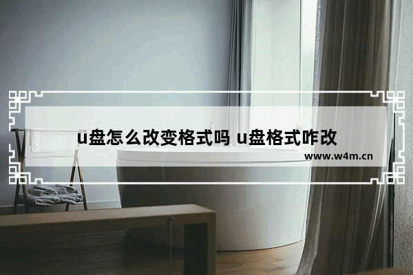 u盘怎么改变格式吗 u盘格式咋改